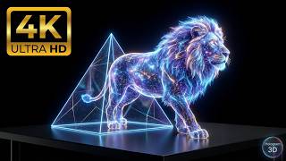 PYRAMID 3D HOLOGRAM: WILD ANIMALS EFFECT! 🐾 screenshot 2