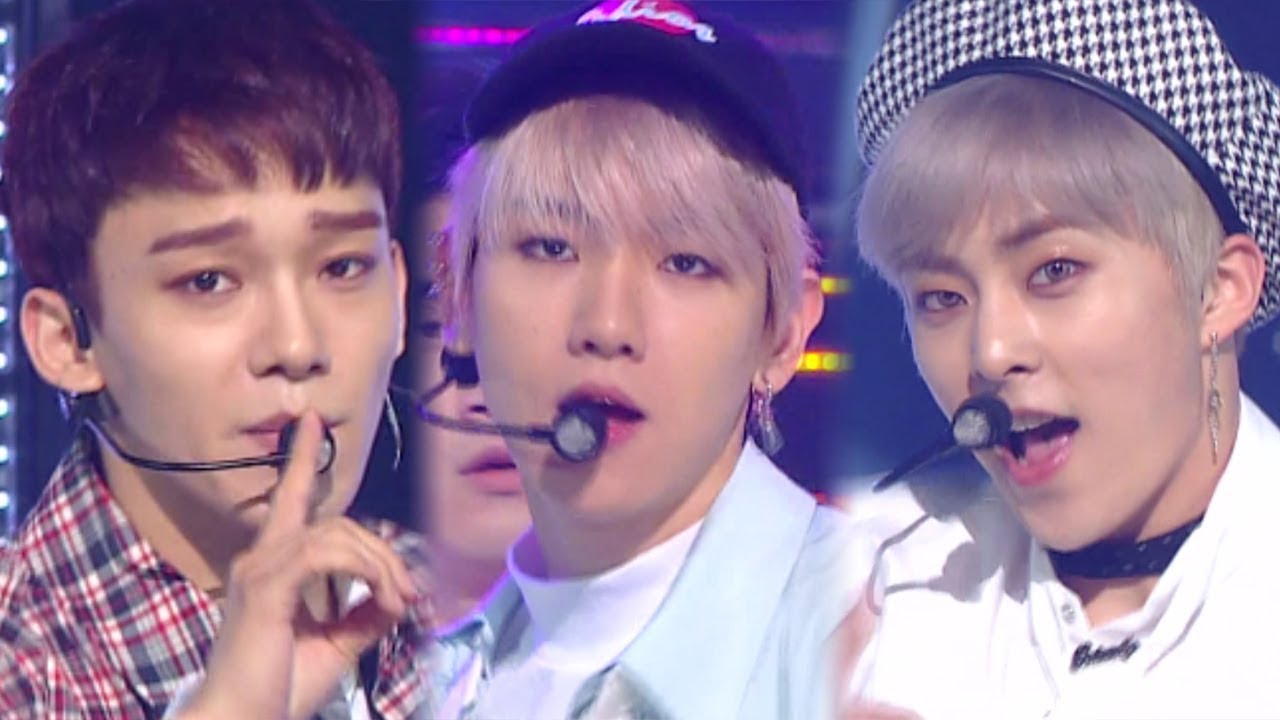 Comeback Special Exo Cbx 첸백시 花요일 Blooming Day 인기가요 Inkigayo 20180415 Youtube