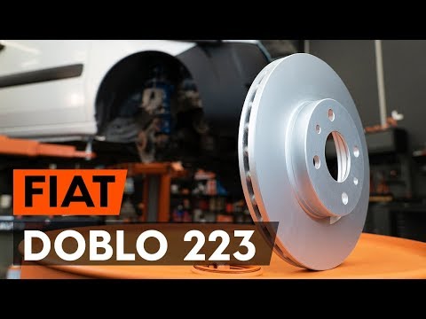 Cómo cambiar los discos de freno delantero en FIAT DOBLO 1 (223) [VÍDEO TUTORIAL DE AUTODOC]