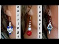 DIY earrings// Beaded earrings tutorials//How to make earrings in minutes//