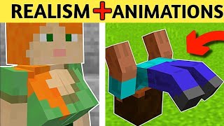 Top 10 Animation Mods For Minecraft Pe 1.19!