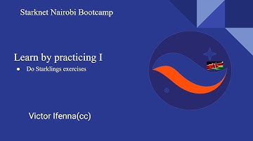 Starknet Nairobi Bootcamp #3: Learn Cairo 1.0 by Practicing