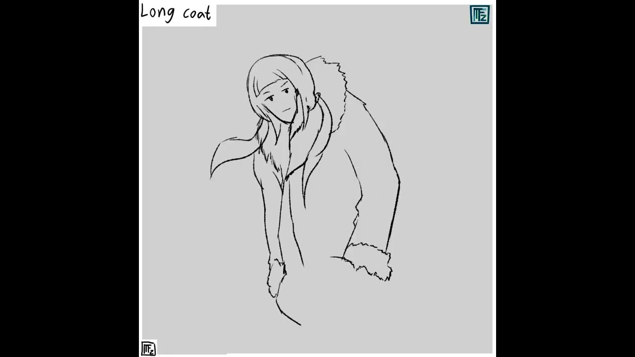 Timelapse Drawing : Long_coat_Daily_Spitpaint 