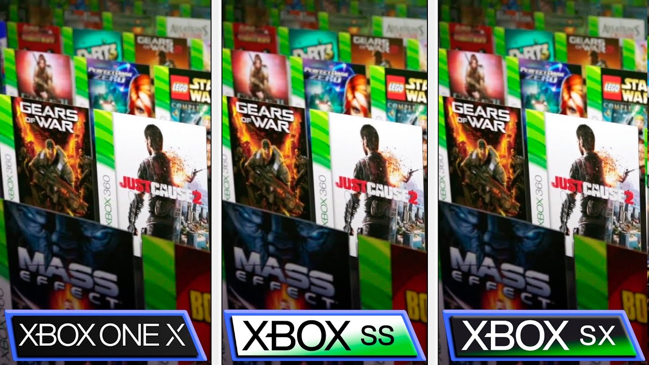Handful Morning exercises technical Xbox Series S/X VS Xbox One X | 360 & Xbox Games Comparison | Backward  Compatibility - YouTube