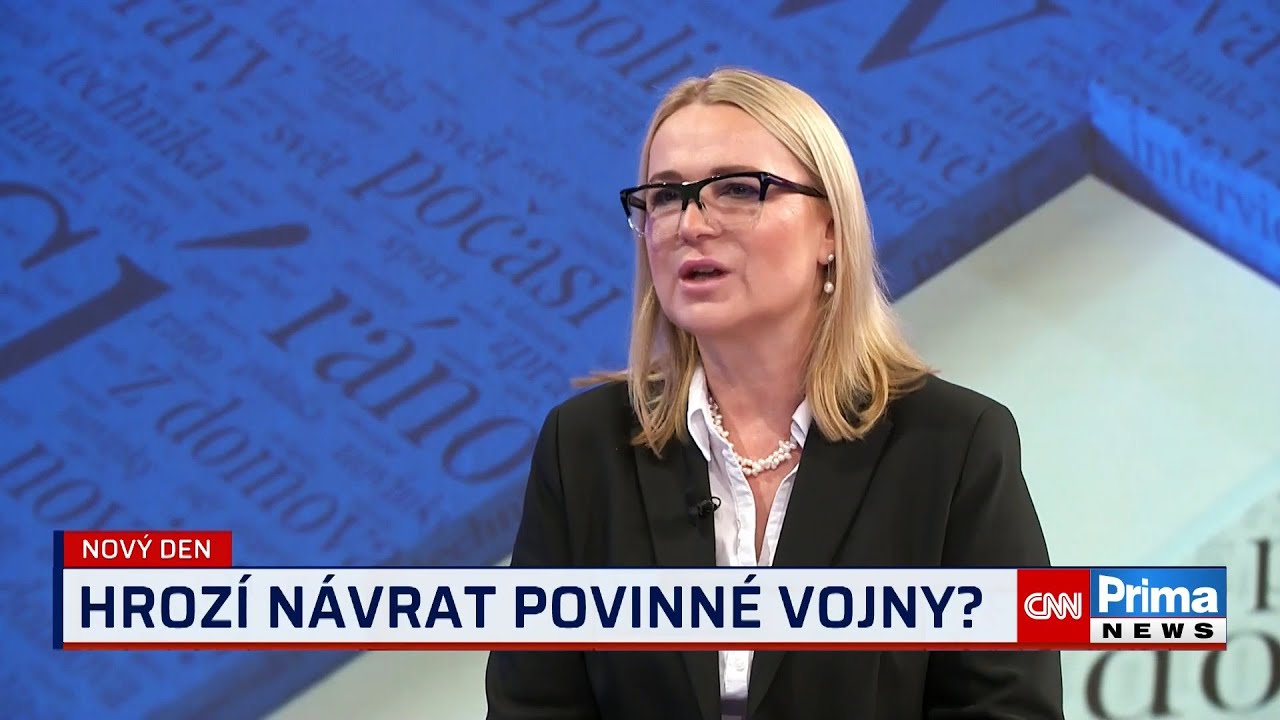 Lidé se kvůli válce na Ukrajině bojí vstupu do armády, řekla Černochová. Povinnou vojnu odmítá