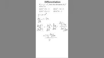 How to calculate derivative of a function | MCQs # 2 | Hindi/Urdu | #jee #jeemains #differentiation