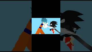 sonic vs goku (sticknodes)   #shorts #sonic #goku #sticknodes