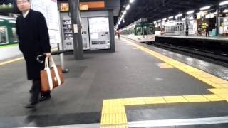 【京阪電車】守口市駅 同時発車
