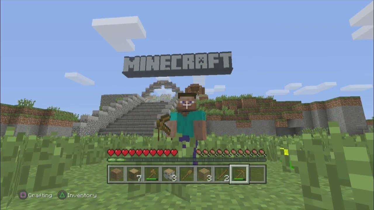 Minecraft PS3 Edition-Demo Gameplay 