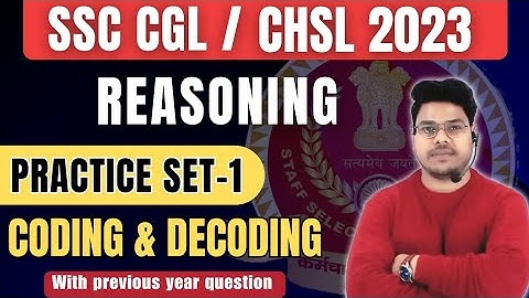 Coding Decoding Latest TCS 2023 Questions important for SSC CGL ,CHSL 2023, MTS, UPP By Devendra sir