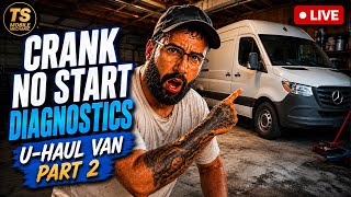2017 GMC Savana 3500 6.0L (FEDEX) Crank No Start!? Fuel Pump or ECM Diagnostics 🛑 LIVE (Part 2)