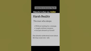 Maturity is when you realize this 😶 #shorts #quotes #selfimprovement #motivation