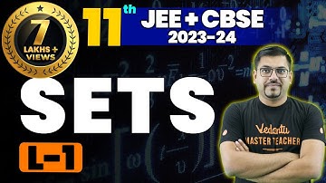 Sets - Concepts (L-1) | Sets Class 11 Maths Chapter 1 | CBSE/ JEE 2024 | Harsh Sir | Vedantu Math