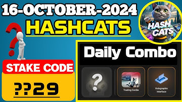 Hashcats Daily Combo 16 October | All in One Video, Today Hashcats Stake Code | #hashcatscombo