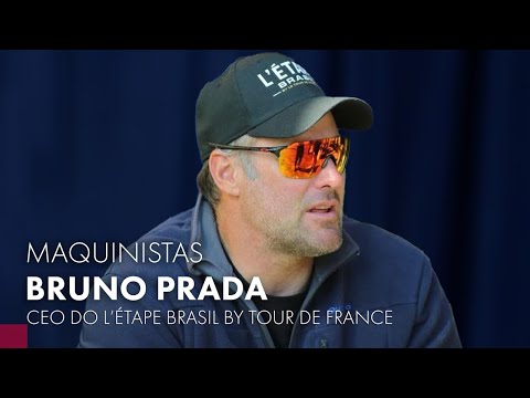 Maquinistas e Bruno Prada, CEO do L'Étape Brasil by Tour de France 