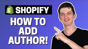 How To Add Author To Blog In Shopify