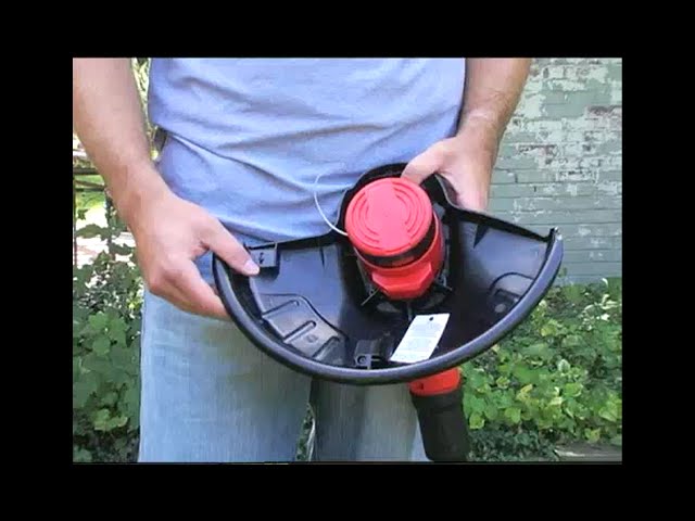 HOW TO RESTRING or Add String Black + Decker Weed Eater Grass Trimmer EASY  WAY AFS SPOOL 