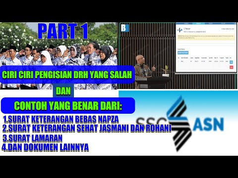 CIRI2 PENGISIAN DRH YANG SALAH DAN CONTOH DOKUMEN YANG BENAR (PART 1)..WIZAS CHANNEL