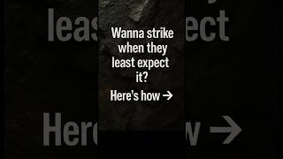 How to strike when they least expect it (Dark Psychology Tricks) #shorts #darkpsychology