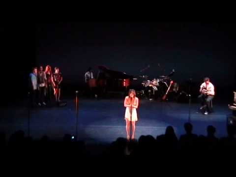 Carrie Manolakos performs "America the Beautiful"