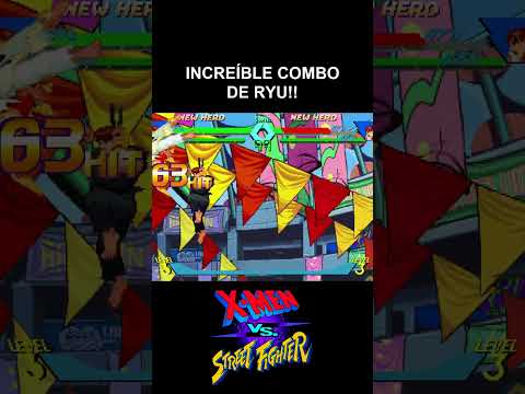 RYU COMBO X-MEN VS STREET FIGHTER!! 🔥🔥🔥