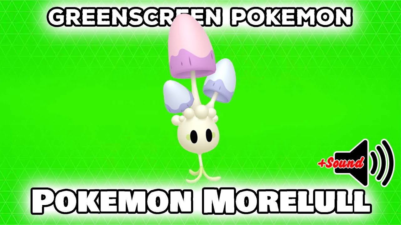 Pokemon Morelull GreenScreen Pokémon GO 👍POGOTUBE YouTube