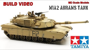 Build Video - M1A2 Abrams Tank 1:48 by Tamiya