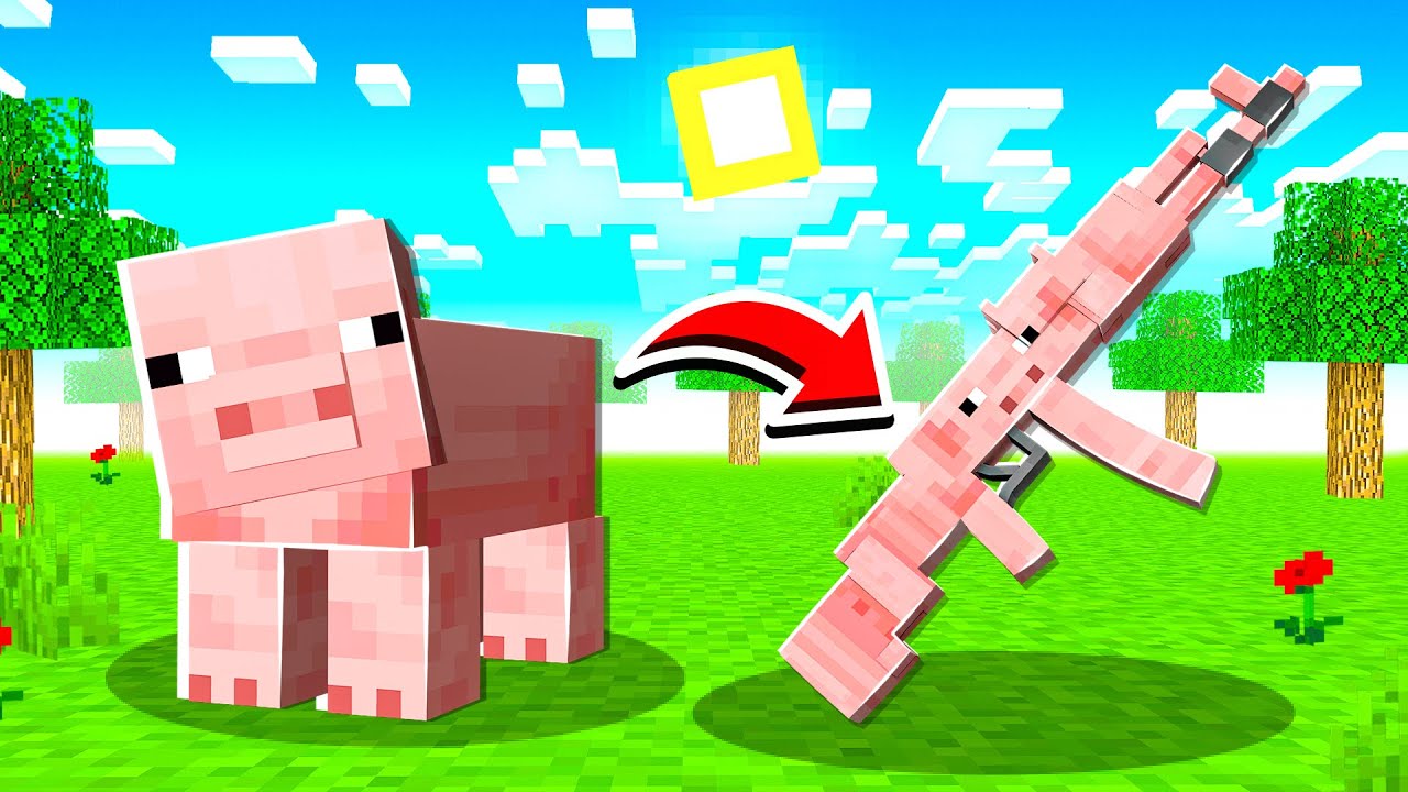 Je TRANSFORME les MOBS en ARME !