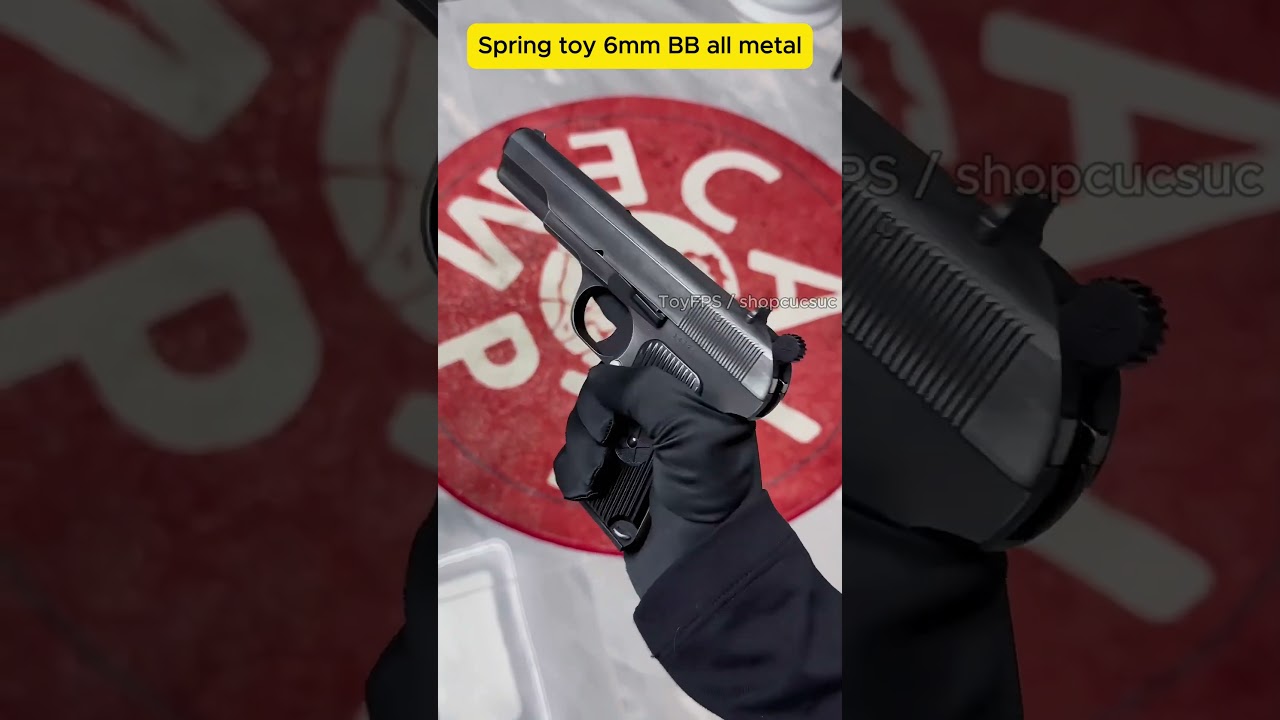 AQK TT33 mẫu K54 6mm BB - Đồ chơi súng bắn đạn thạch, bi nhựa 100% kim loại cao cấp