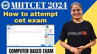 🔴How to attempt cet exam on Computer | Actual Window of CET Exam | Gyanlab | Anjali Patel screenshot 2