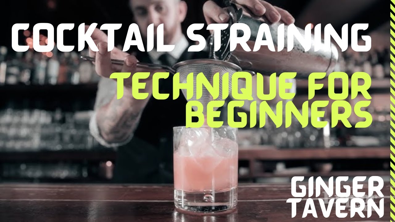 Cocktail Straining Technique for Beginners