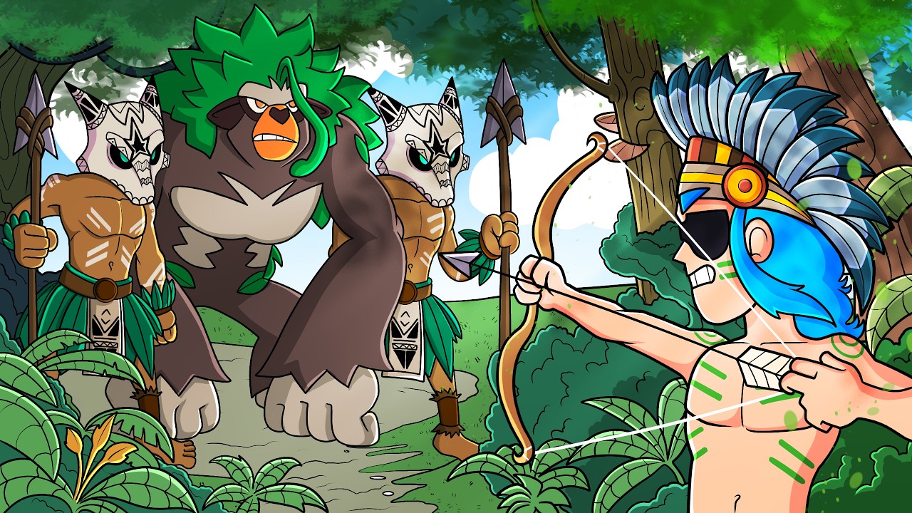 O COMEÇO DA GUERRA SELVAGEM NO MINECRAFT POKÉMON