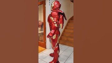 100 percent #3dprinted #painted #motorized #ironman #cosplay ready for the convention