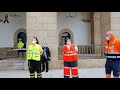 HOMENAJE DE LOS SERVICIOS DE EMERGENCIA DE CÁCERES A VÍCTIMAS DEL COVID-19