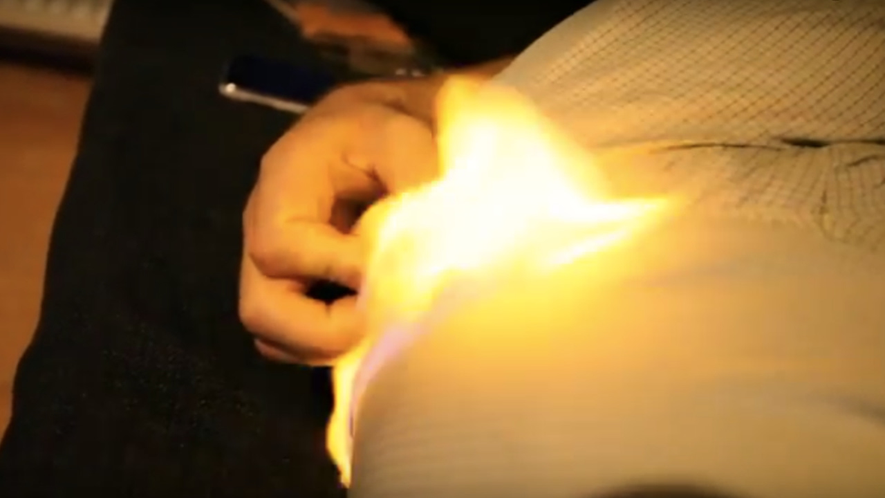 BURNING FART 1 HD Light a Fart on Fire YouTube