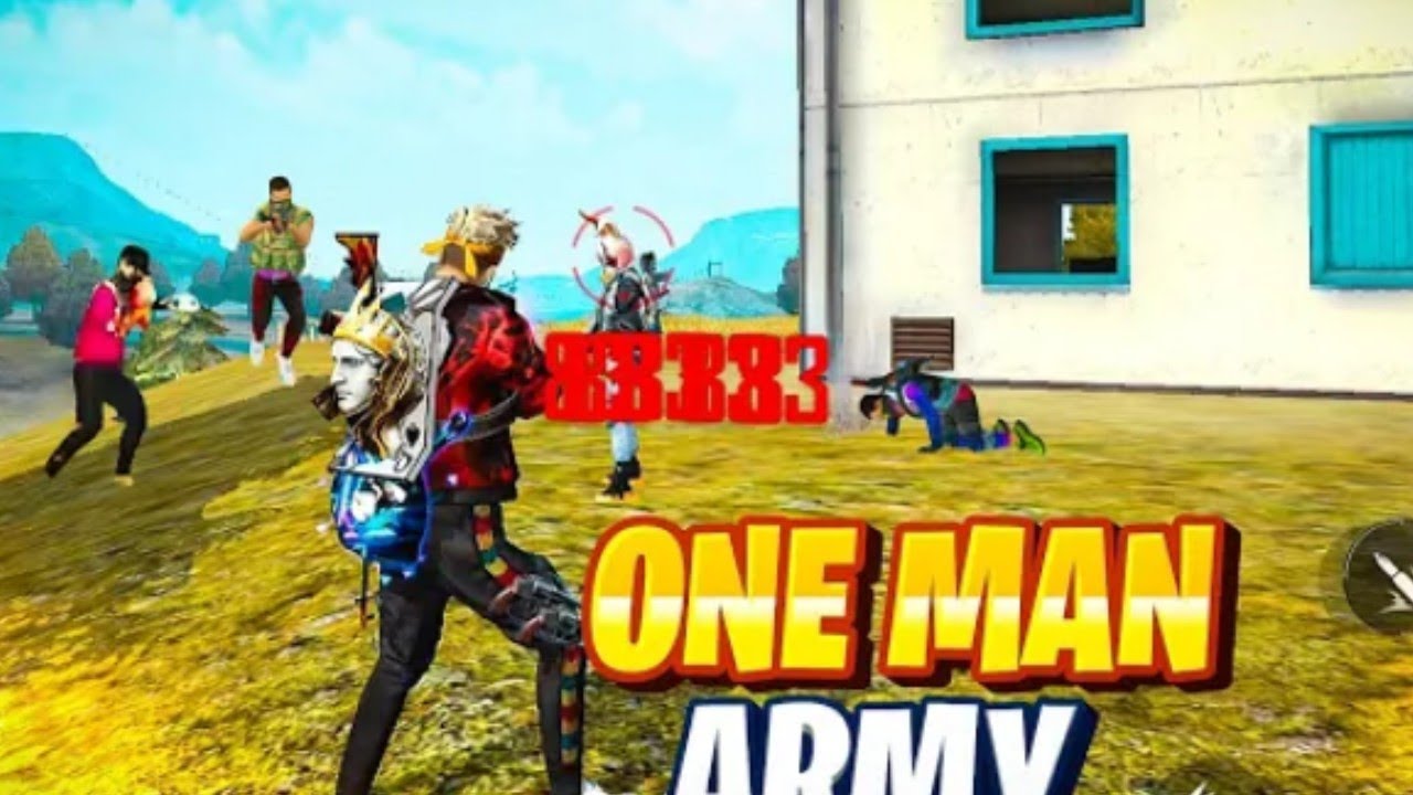 free-fire-1-vs-4-br-rank-mace-freefire-vairal-youtube