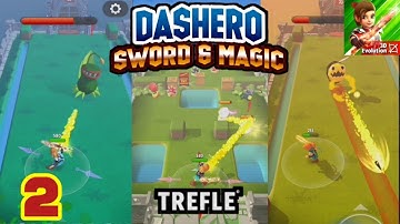 DASHERO: ARCHER & SWORD 3D - OFFLINE ARCADE GAME - GAMEPLAY WALKTHROUGH (ANDROID/IOS) PART 2