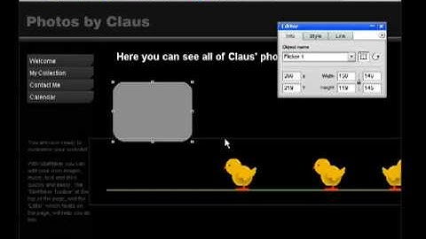 Adding Animations: WebEden.co.uk Free Website Builder
