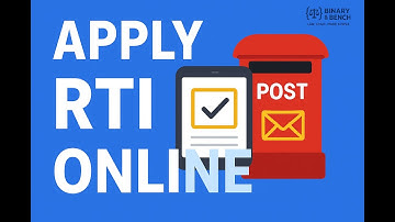 How to Apply for RTI  (Online & Offline by Post) |  Binary & Bench | #RTIOnline #BinaryAndBench #RTI