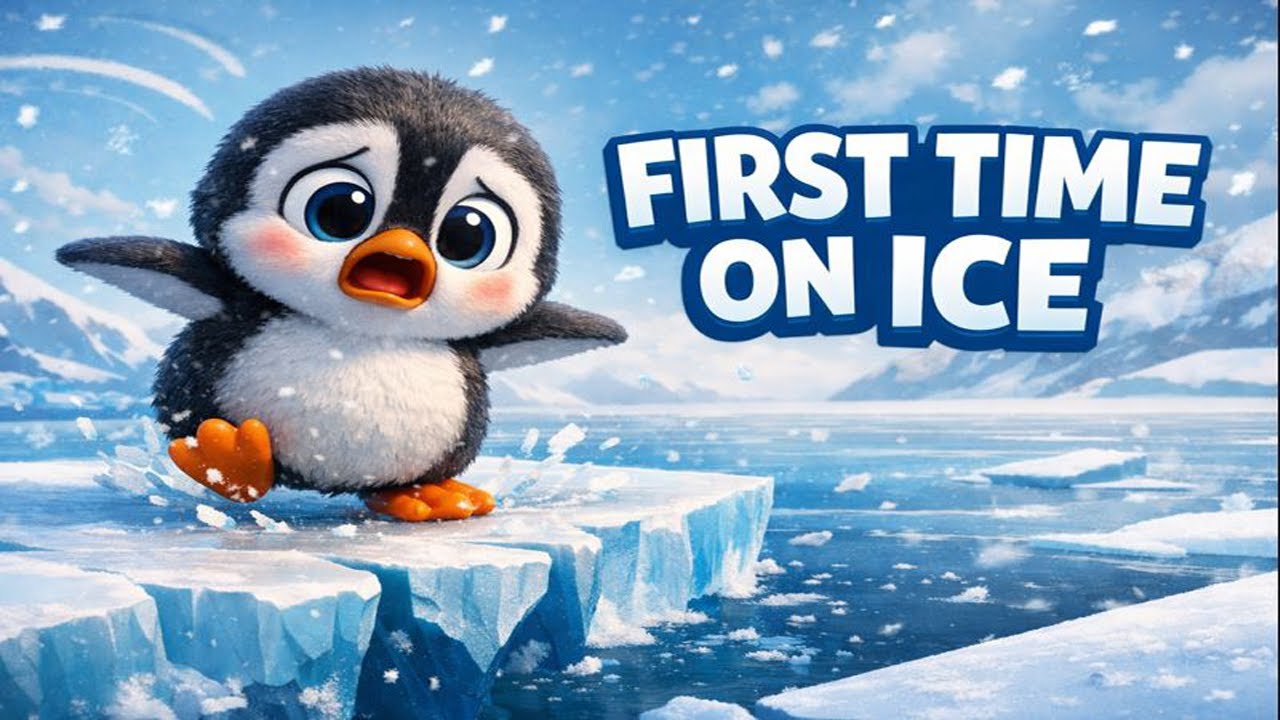 A Little Penguin’s First Day on the Ice ❄️ | Cozy Kids Story