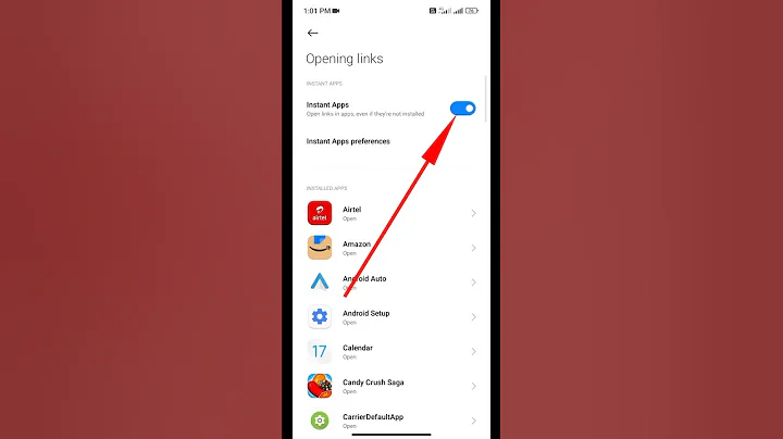 How to open instant links in apps even if they're not installed | opening kinks instant app #short