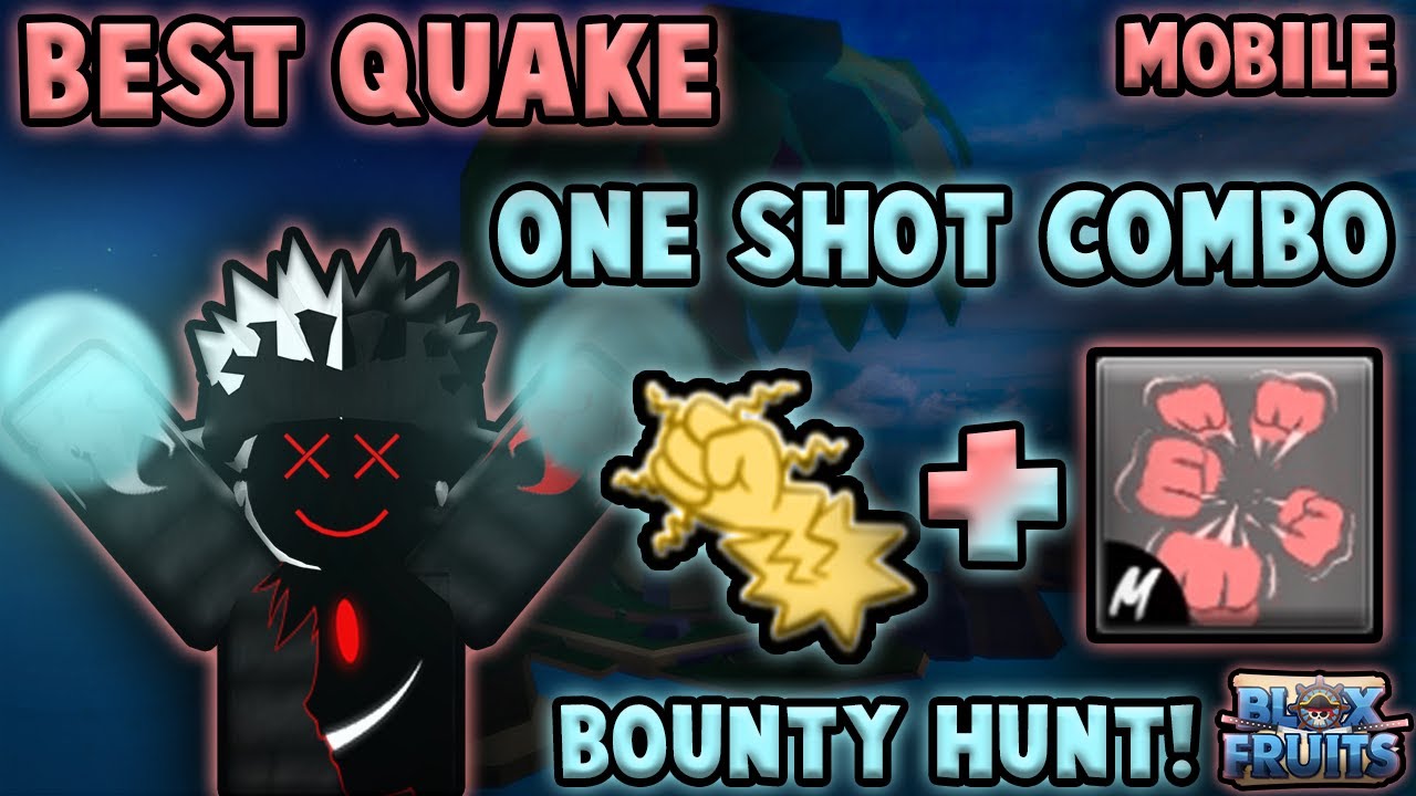 Best Tushita + Rumble fruit One shot combo』Bounty Hunt l Roblox