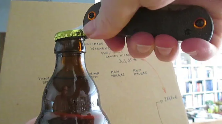 Testing the Benchmade 317-1 "Weekender"' bottle opener