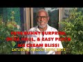 Cute Bunny Surprise, Okra Haul, & Easy Peach Ice Cream Bliss!