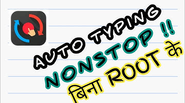AUTO TYPE NONSTOP FULL SPEED WITHOUT ROOT
