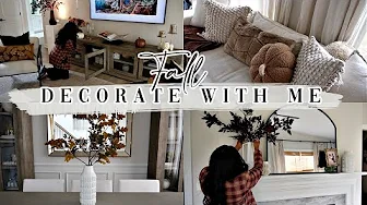 *NEW* FALL DECORATE WITH ME | HOME DECOR 2024| FALLING FOR FALL