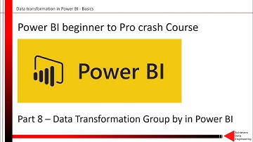 08 Data Transformation - Group By in Power BI