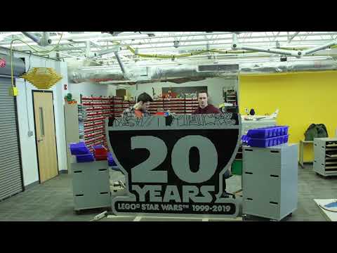 LEGO Star Wars 20th Anniversary Logo Timelapse