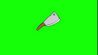 Butcher Knife Green Screen Draw By Zaggazag
