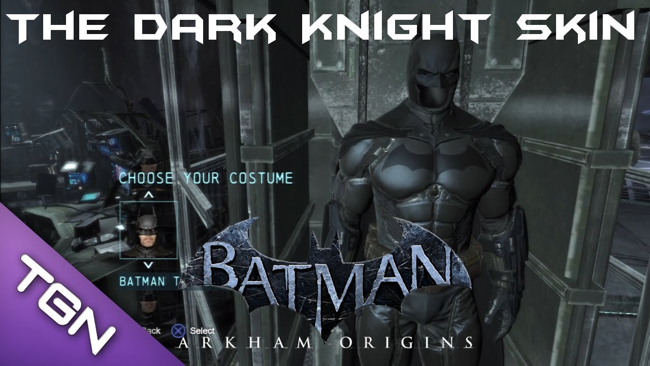 Batman Arkham Origins - The Dark Knight Movie Skin - YouTube